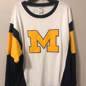 Victoria Secret Pink University Of Michigan Shirt